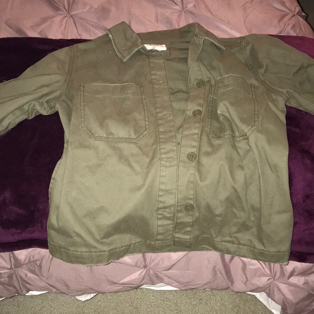 Olive green jacket